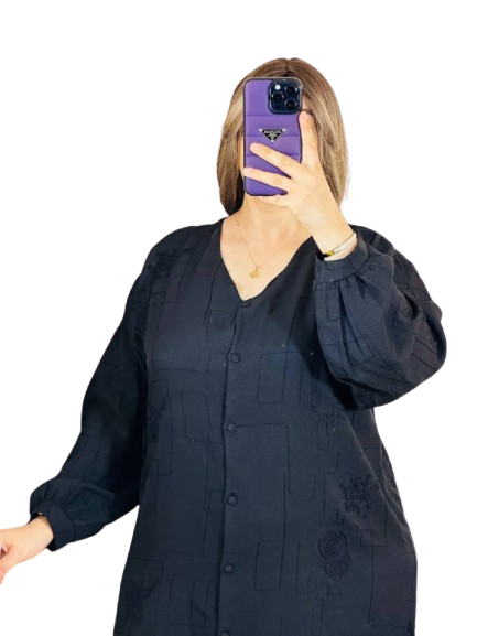 كسوة انيقة توب خيط لولان مطروز