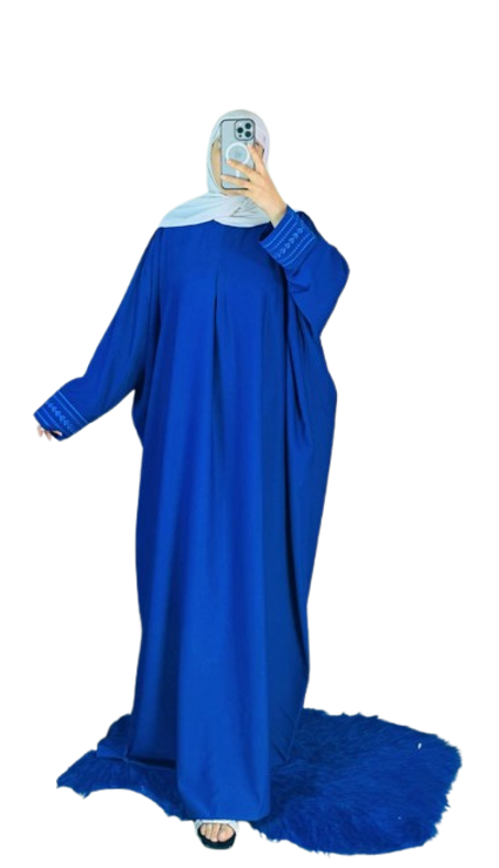 عباية فراشة عريضة بطرزة
