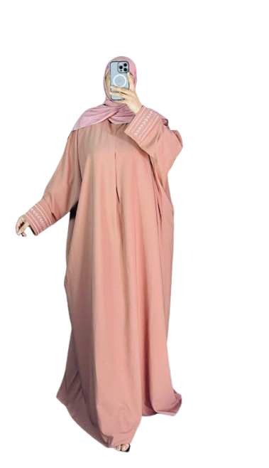 عباية فراشة عريضة بطرزة