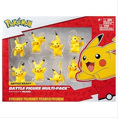 Pokémon Pack de 8 Figurines Pikachu
