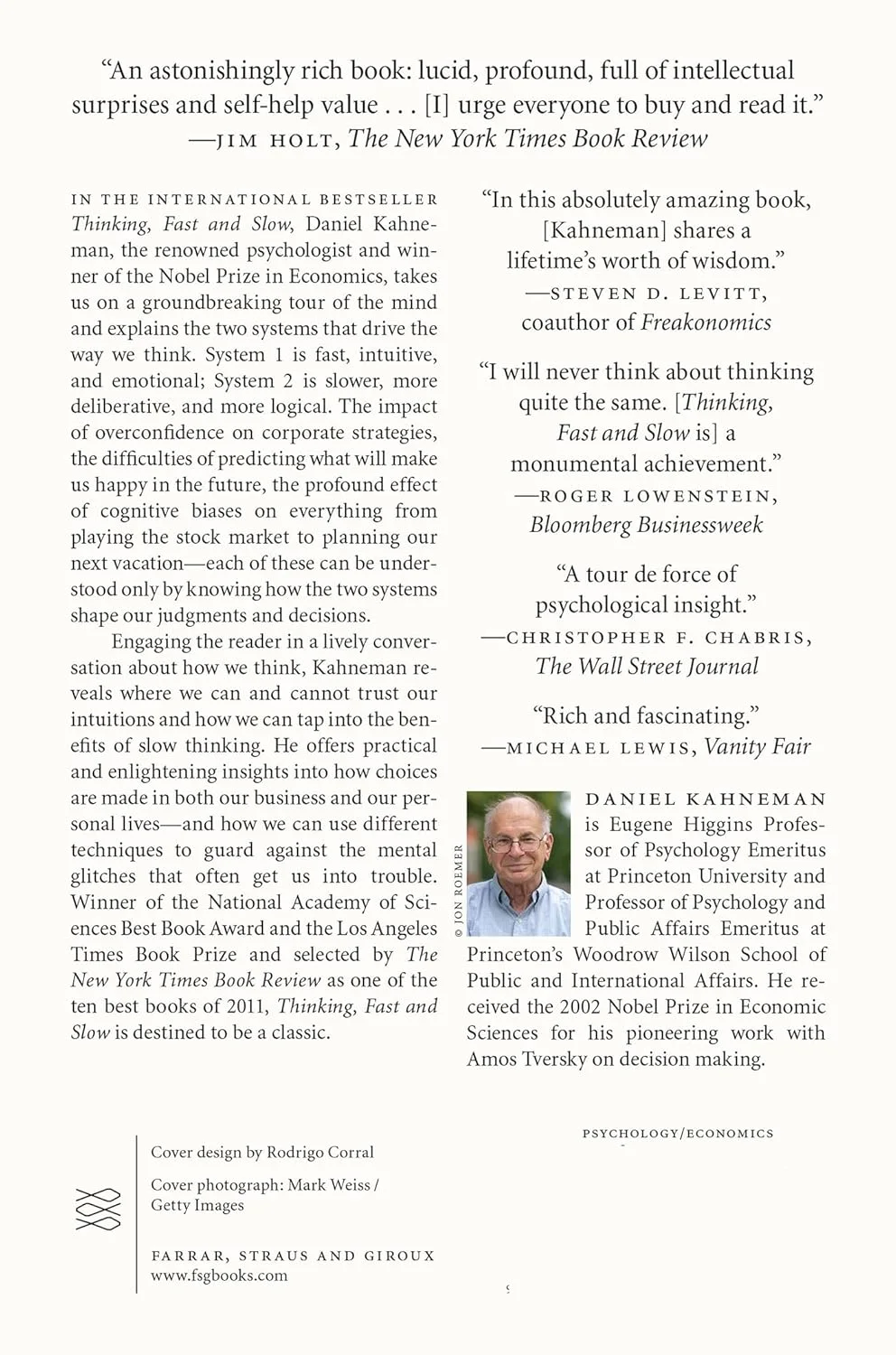 Thinking, Fast and Slow - Original