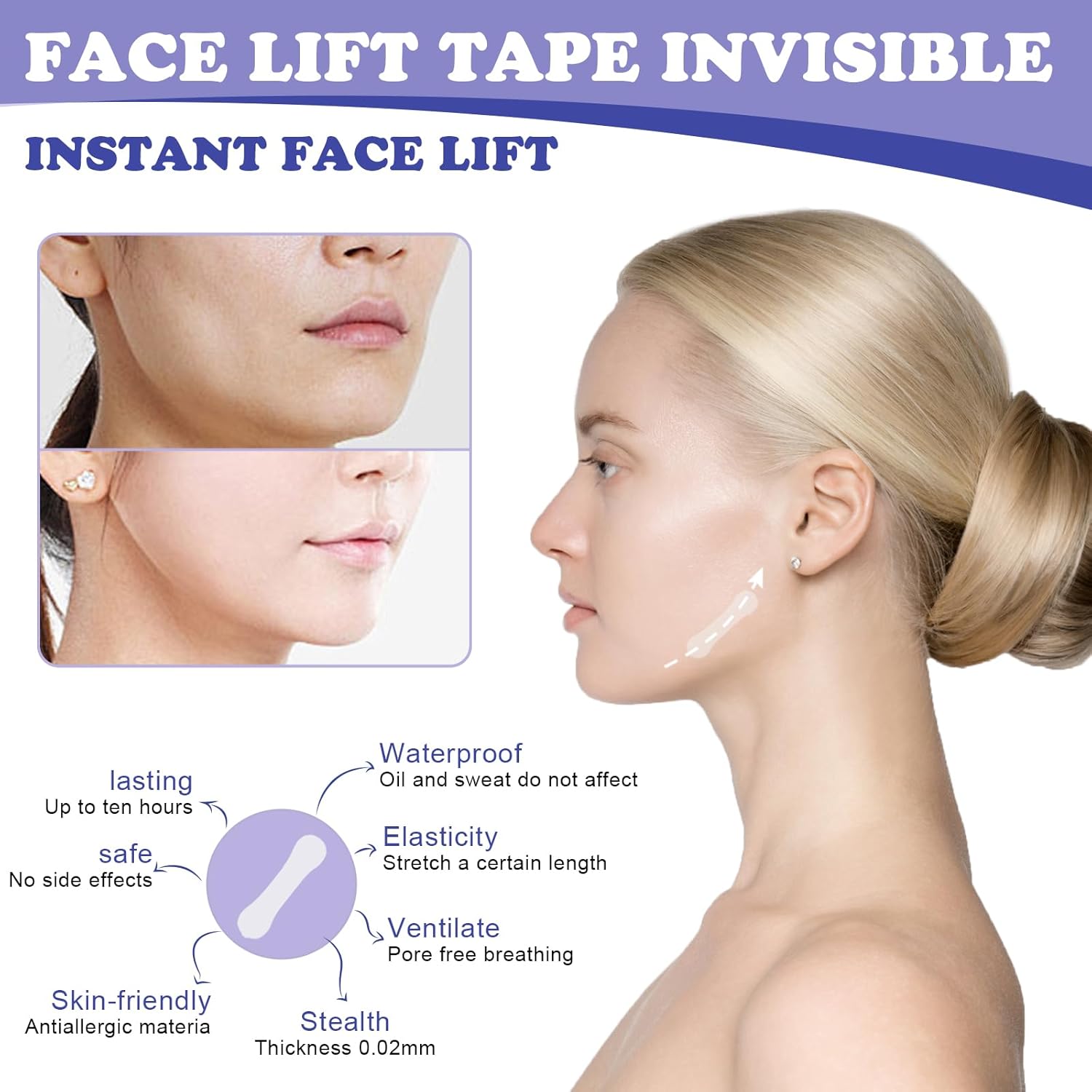 رقعة شد الوجه – لوجه مشدود ومظهر أصغر سنًا