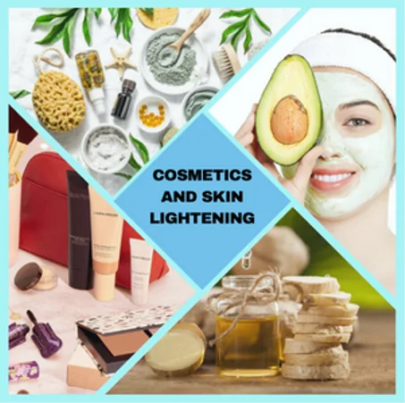 مواد تجميل وتفتيح البشرة