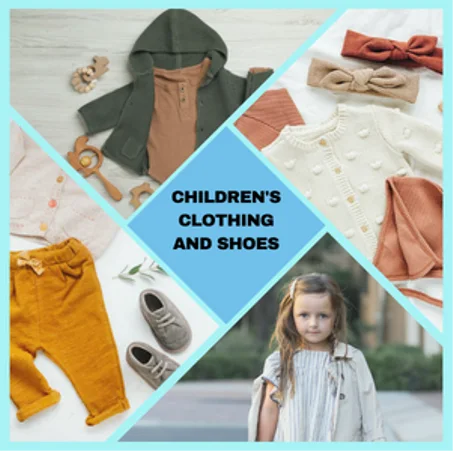 ملابس وأحذية للأطفال