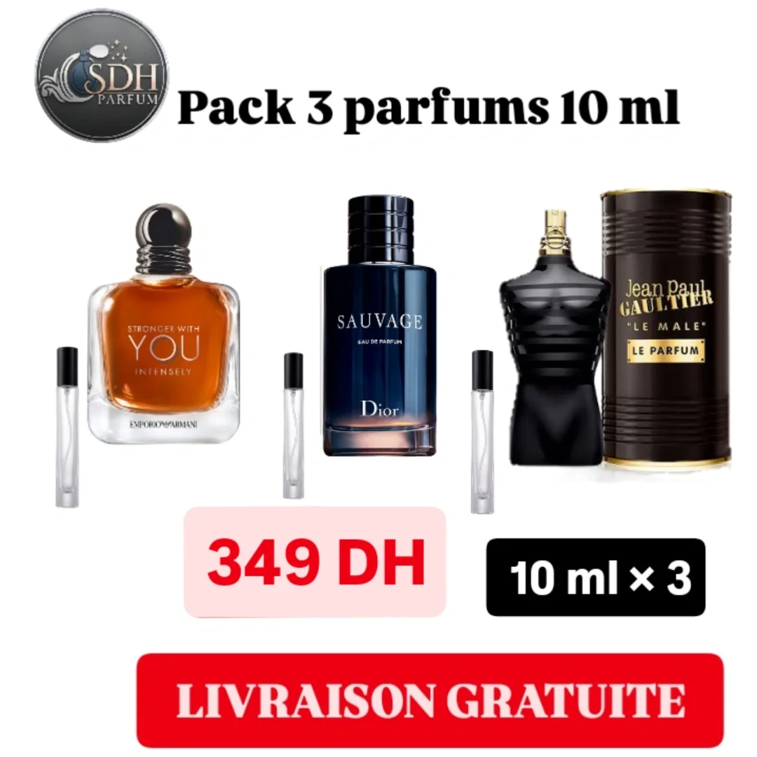 Pack You intensly + Sauvage + le male le parfum