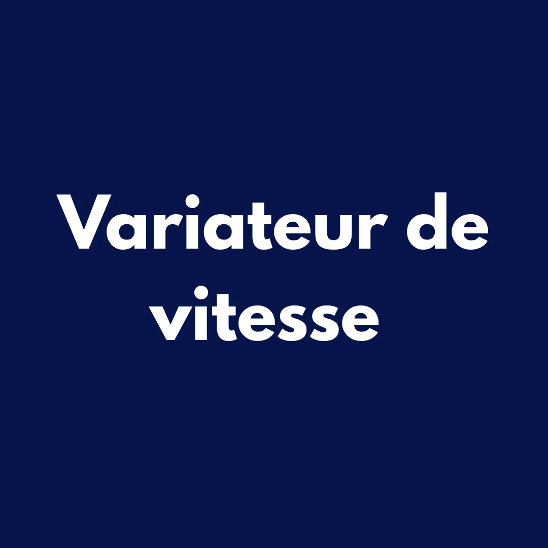 Variateur de vitesse