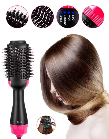 👋باش  و تربحي الوقت جبنا ليك مشط حراري و سيشوار و مجفف للشعر في جهاز واحد ⭐