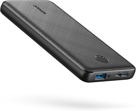 Anker Banco de energía (PowerCore 10K), batería compacta de 10,000 mAh lista para viajar con tecnología de carga PowerIQ, carga de alta velocidad de 5 V/3 A para iPhone, iPad y más (entrada y
