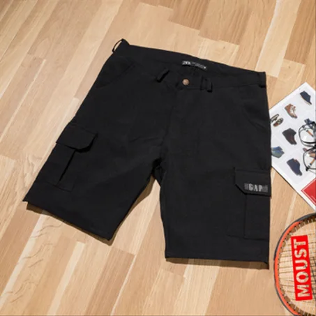 شورت كارجو اسود / زيتي / بيج