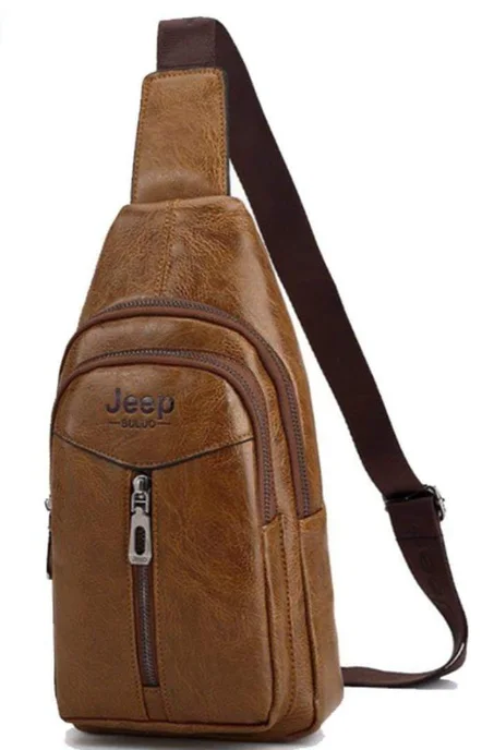 شنطة كروس شبابي Jeep لون هافان