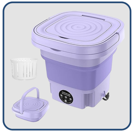 الغسالة المحمولة قابلة للطي