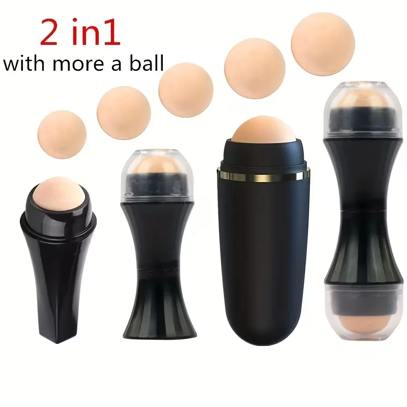 2in 1 oil absorbing volcanic roller volcanic   for face volcanic   roller portable reusable oil control on the go   remove     for oily skin Product details 0