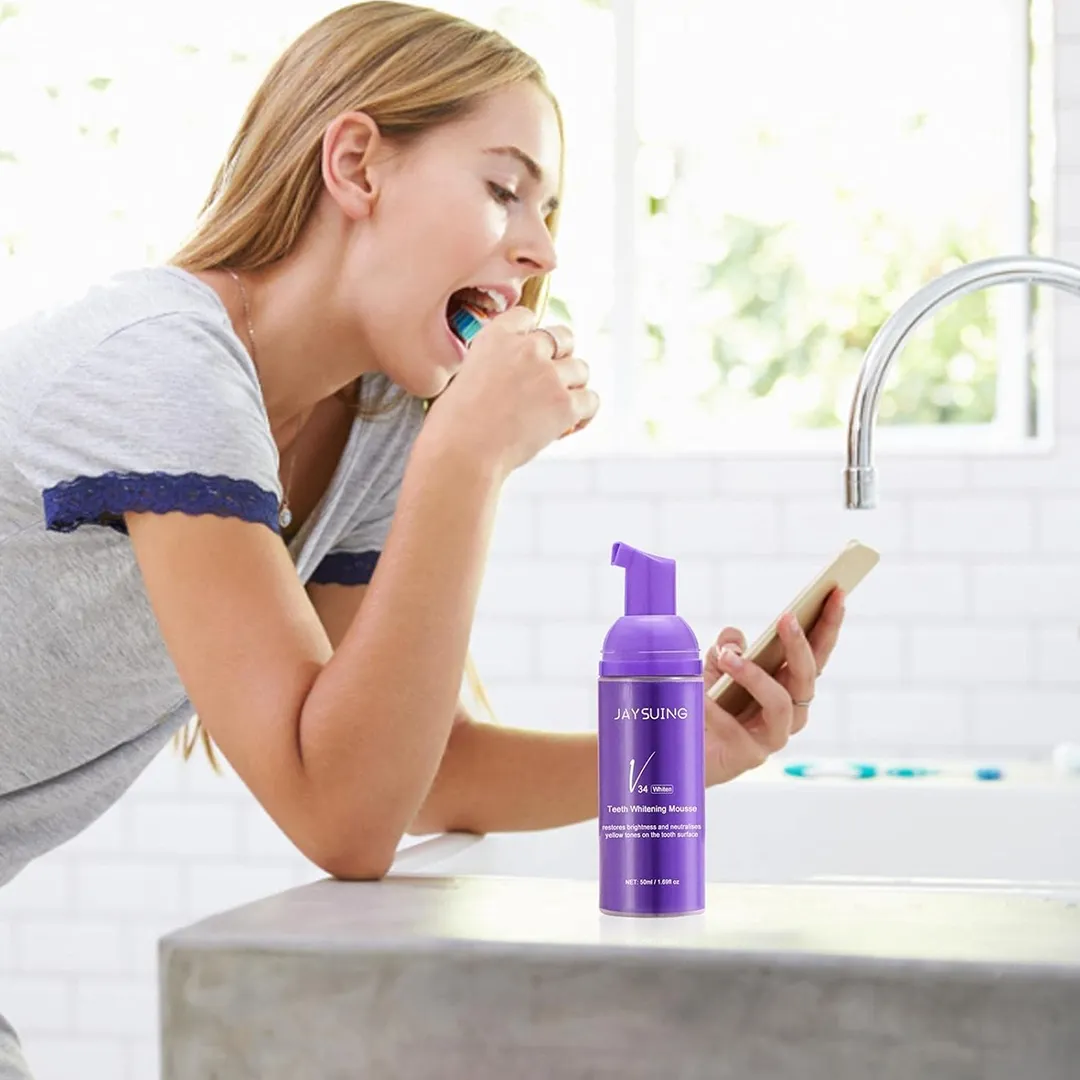 • فوم تبيض الاسنان Jaysuing