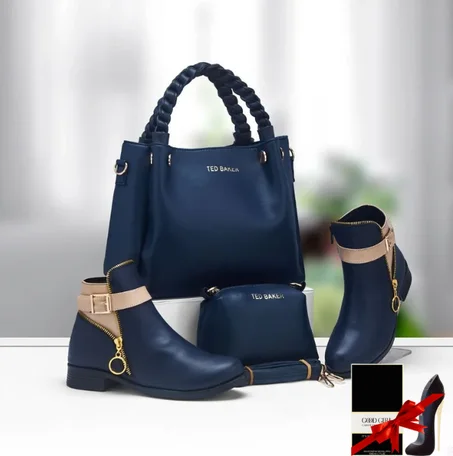 🤩 تشكيلة الأناقة الكاملة: حقيبة وحذاء Ted Baker متطابقان + عطر مجاني مع كل طلبية