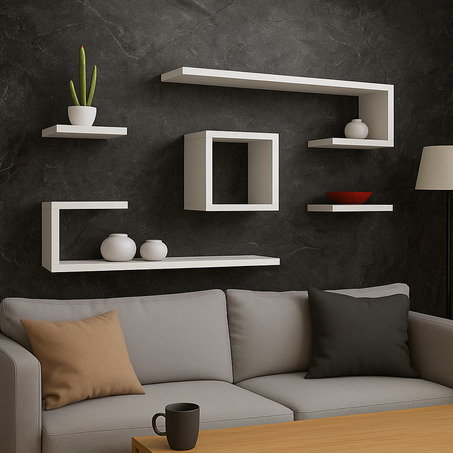 📚 5 رفوف عصرية بـ199 درهم فقط!