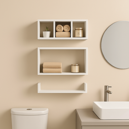 ✨ SEA WALL Shelves – ديكور أنيق وحل للفوضى