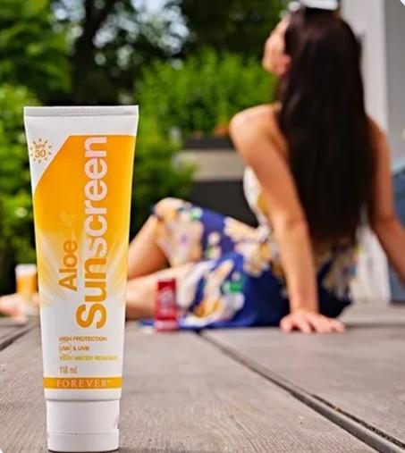 🌞 واقي الشمس بالصبار - Forever Aloe Sunscreen