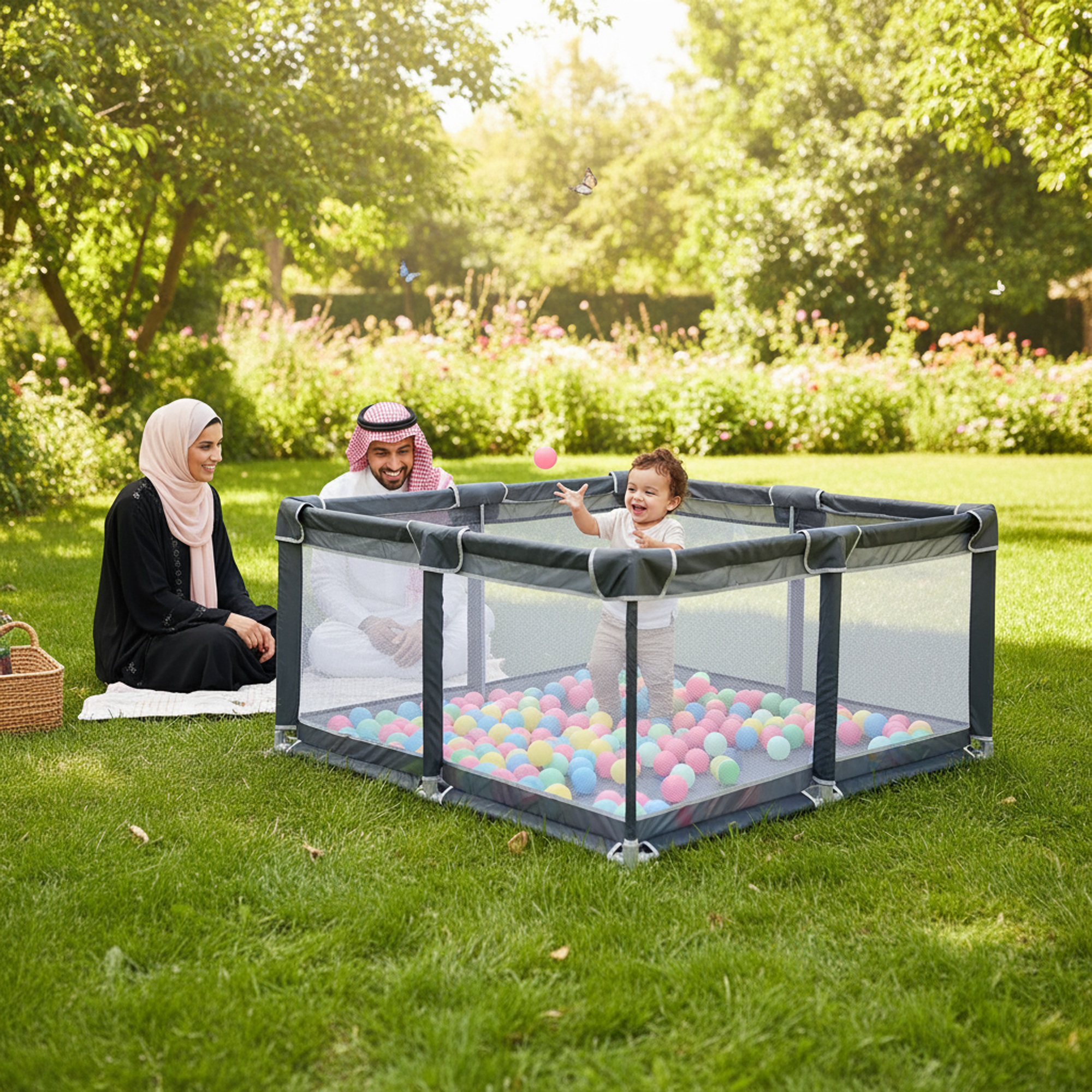 ساحة كورنر لعب للاطفال من فينيسين، 200 × 180 سم للاطفال الصغار