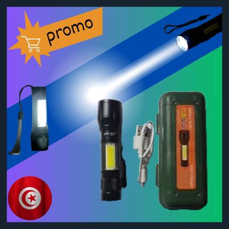 small sun torch مصباح يدوي قابل للشحن USB🔥🔥