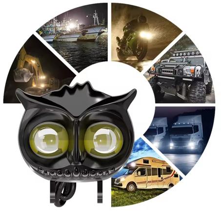 LED BOMA – زوج قطع (2x) إضاءة قوية لدراجتك