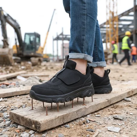 Sapatos de segurança respiráveis