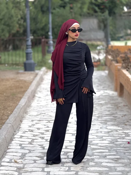 Set violette voilée