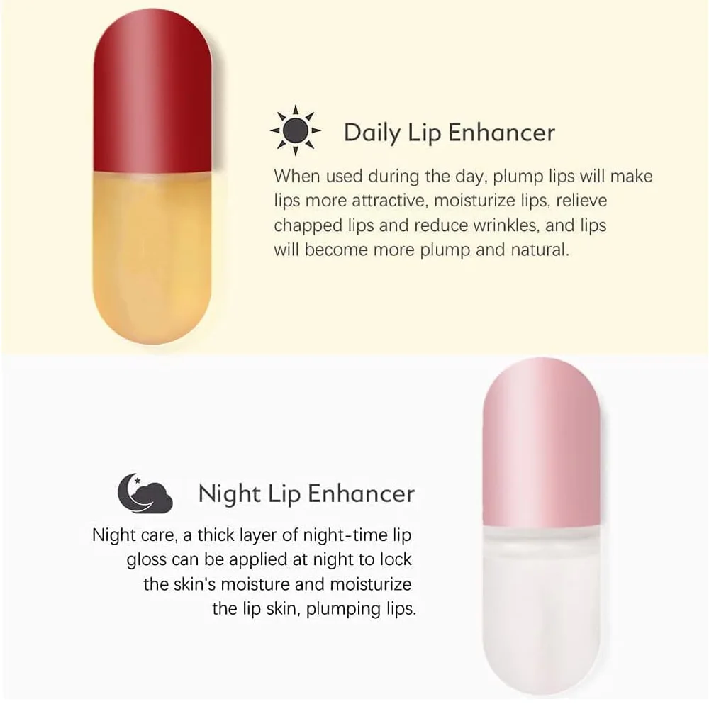 سيروم للعناية بالشفاه ومضخم الشفاه