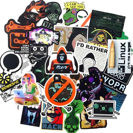 Huckers stickers