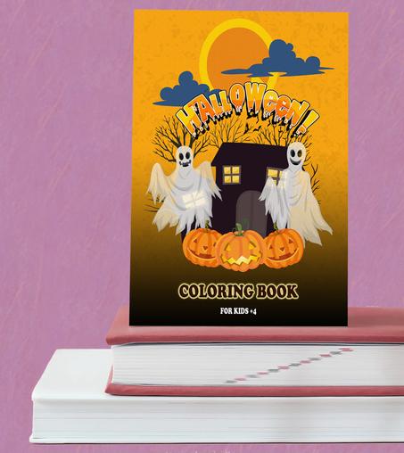Halloween كتاب التلوين للأطفال