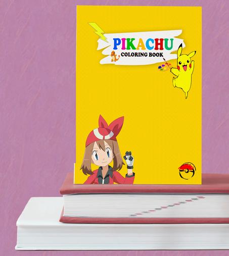 Pokemon Pikachu  كتاب التلوين للأطفال