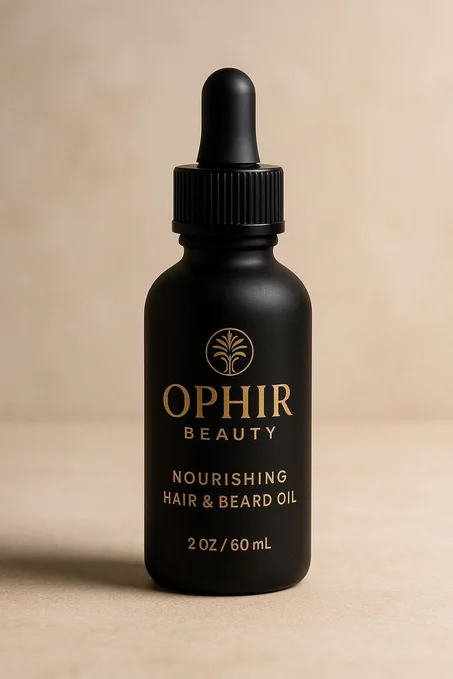Ophir Oil Natural Hair Growth and Beard Oil Moisturizing Loc Oil for Dry Scalp, Patchy Beards, Brittle Hair | Black-Owned Brand