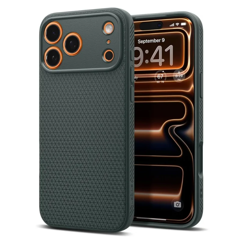 Spigen Liquid Air – iPhone 17 Pro Max Case, TPU Camera Control Cover, Military-Grade Protection