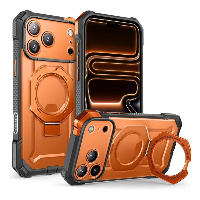 SUPCASE Unicorn Beetle Grip – iPhone 17 Pro Max Case with Kickstand, MagSafe Compatible, Heavy Duty Drop Protection