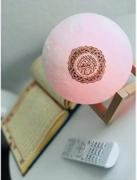 🌙مصباح القمر الذكي   اضاءة راقية + سبيكر بلوتوت بصوت واضح🔊