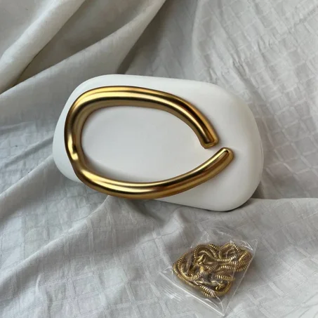 pochette zara perle