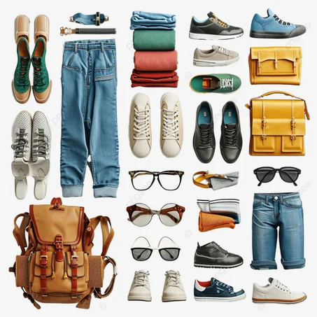 الأحذية والملابس