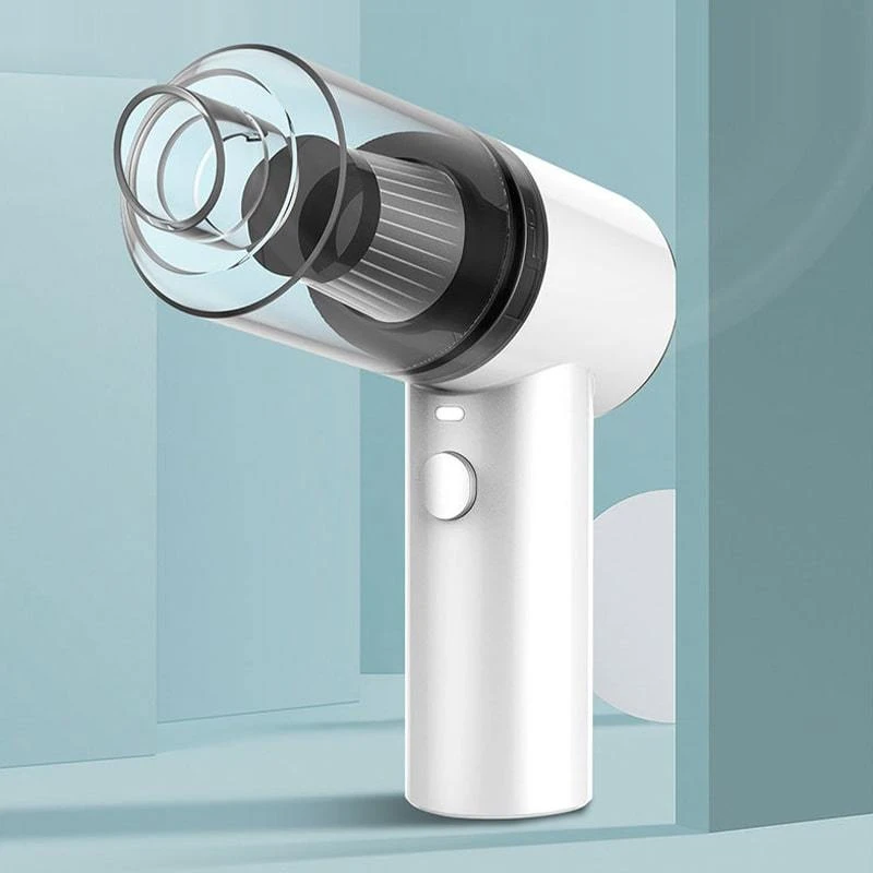 مكنسة كهربائية محمولة متعددة الوظائف لاسلكية قابلة لإعادة الشحن نموذج شفط قوي سريع الشحن للسيارة والمنزل