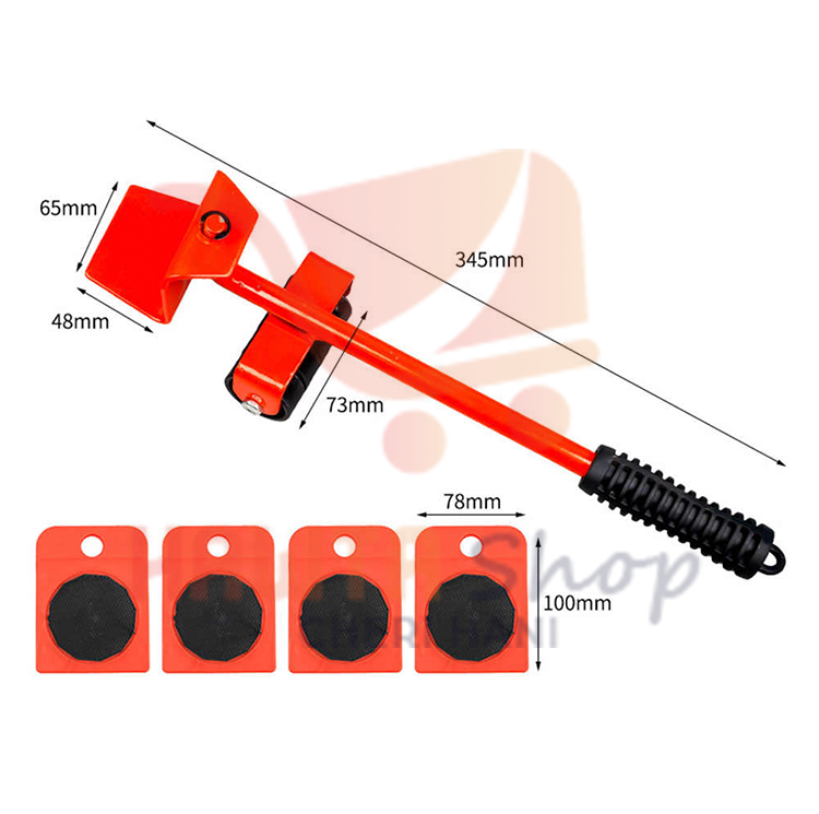 مجموعة أدوات رفع و نقل الأثاث بكل الاحترافية و بمجهود قليل مكونة من 5 قطع