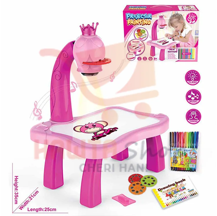 إلعب و تعلم, ألعاب تعليمية برسم ضوئي ، طاولة رسم فنية للأطفال