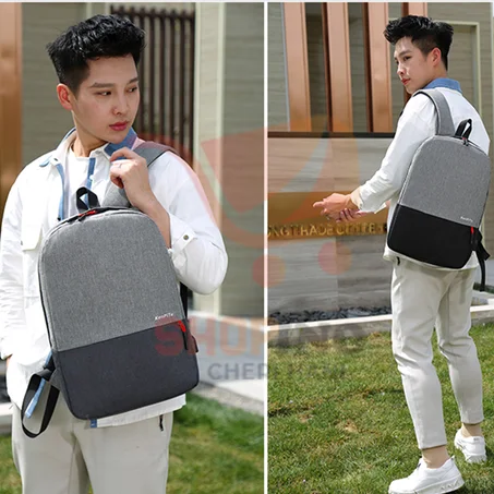 حقيبة ظهر من Kenpité، حقيبة كمبيوتر محمول مع منفذ شحن مدمج