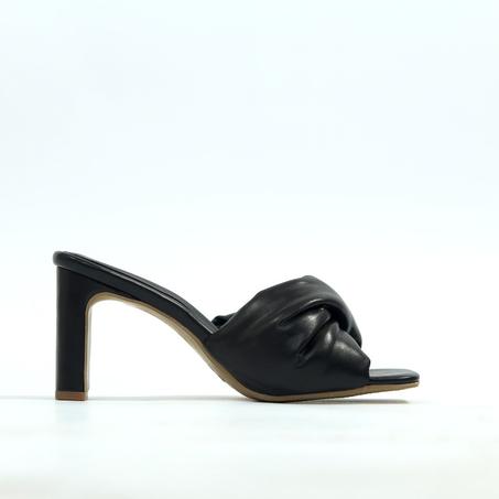 SANDALE À TALONS CARRÉS MODERNE