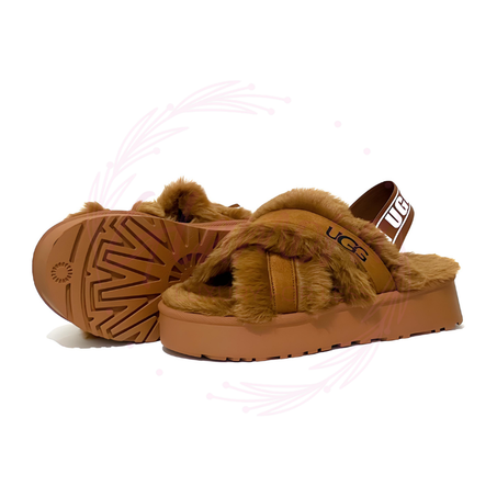 Sandale UGG En Fourrure