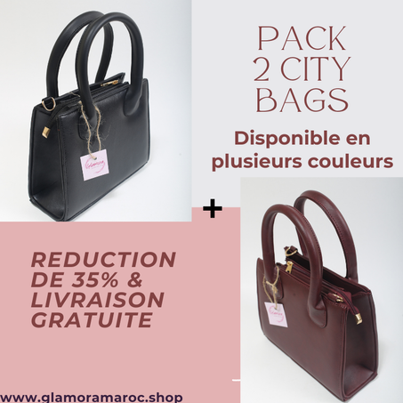 PACK 2 CITY BAGS
