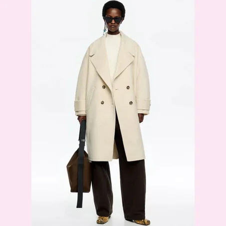 Manteau ZARA Maxi A Revers Double