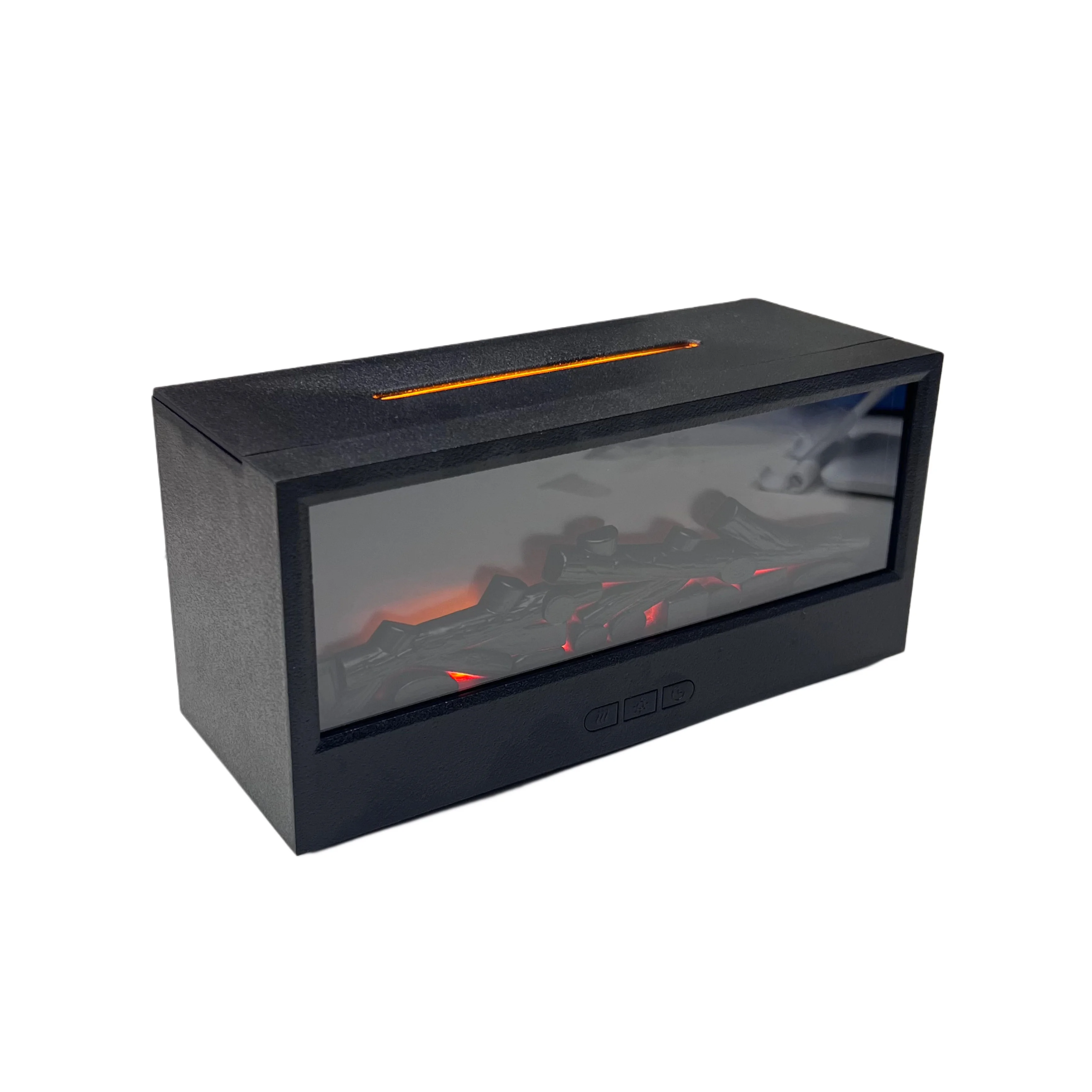 مرطب لهب واقعي مع إضاءة ملونة