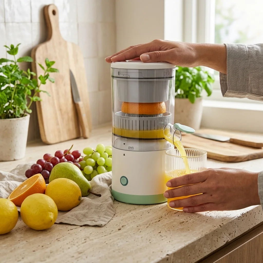 عصارة دوران 360 درجة – تعمل بالشحن والكهرباء