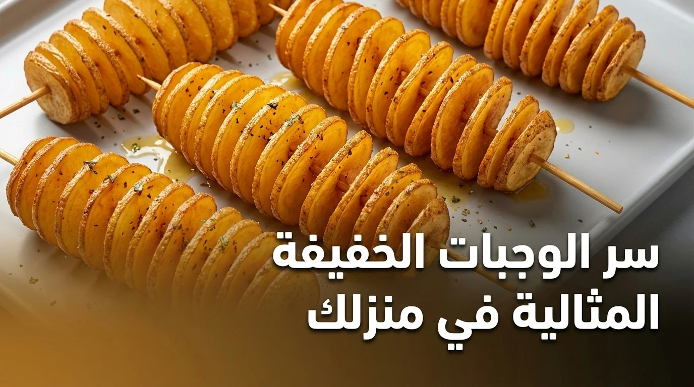 قطاعة البطاطا الحلزونية اليدوية – اصنع بطاطا المهرجانات المقرمشة في منزلك