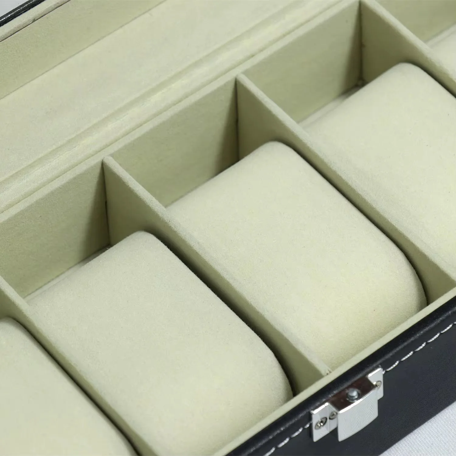 علبة تنظيم ساعات جلدية – 6 حصص