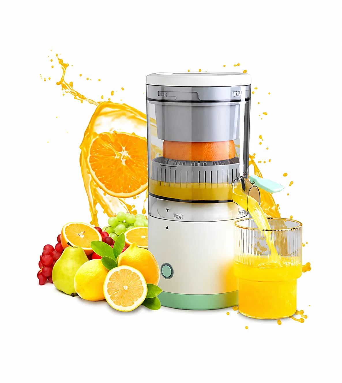 عصارة دوران 360 درجة – تعمل بالشحن والكهرباء