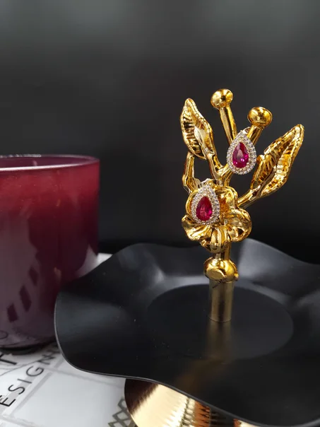 Boucles d'oreilles modèle rouge